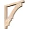 Ekena Millwork Balboa Block Smooth Bracket w/ Offset Brace, Douglas Fir, 5 1/2"W x 44"D x 44"H BKT0604X44X44BOA05SDF - alternate 1